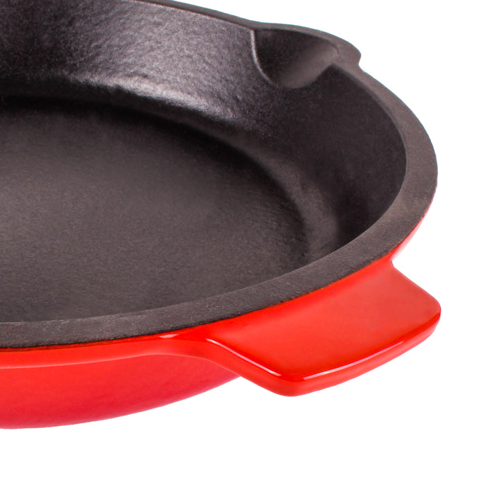 Image 8 of Neo Cast Iron 3Pc Cookware Set, Red