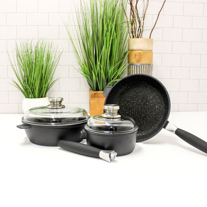 Image 1 of EuroCAST 5Pc Non Stick Starter Cookware Set