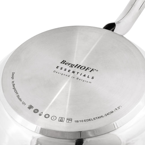 Shopberghoff Essentials Belly Shape 18/10 Stainless Steel 9.5" Frying Pan Image2