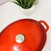 Image 9 of Neo 10Pc Cast Iron Cookware Set, Red