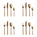 Image 2 of Gem 16pc Flatware Set, Gold Plated