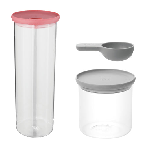 Image 1 of Leo 2Pc Glass Container Set