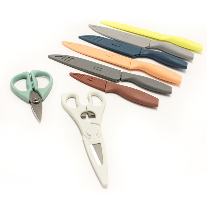Image 3 of 15Pc Multicolor Knife Set