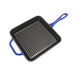 Image 3 of 2Pc Enamel Cast Iron 10" Fry Pan & 10" Grill Pan Set, Blue