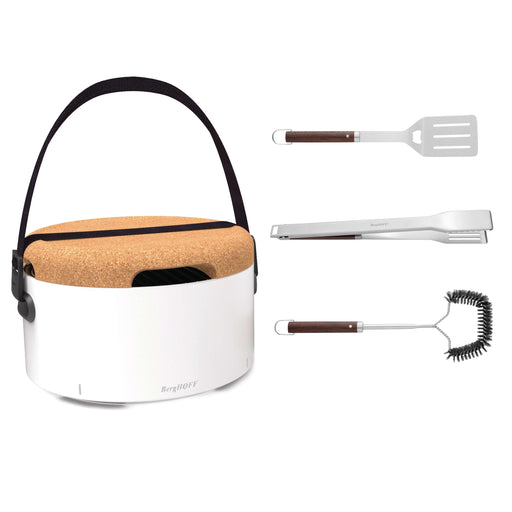 Image 1 of Tabletop BBQ with Tools, White