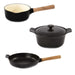 Image 1 of Ron 4pc Cast Iron Cookware Set, Black
