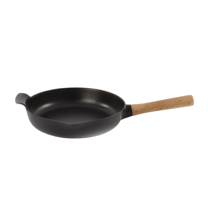 Image 4 of Ron 4pc Cast Iron Cookware Set, Black