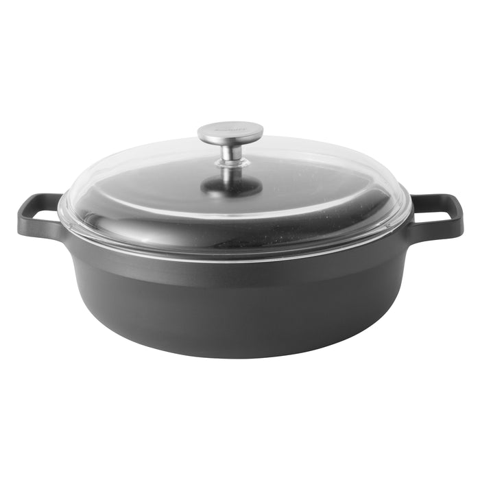 Image 9 of GEM 12Pc Nonstick Cookware Set, Black