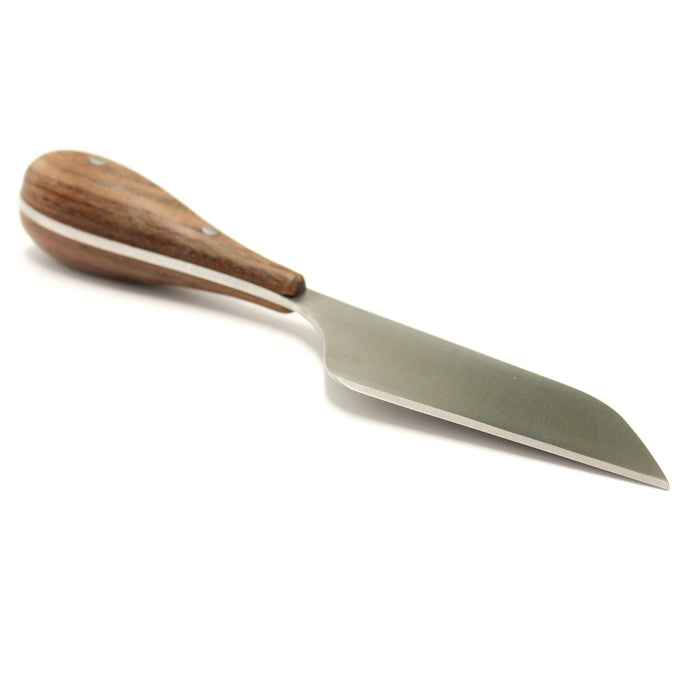 Image 8 of Bamboo 3Pc Striped Cutting Board and Aaron Probyn Cheese Knives Set