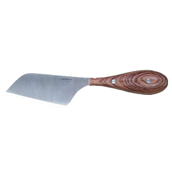 Image 8 of Bamboo 3Pc Two-toned Cutting Board and Aaron Probyn Cheese Knives Set