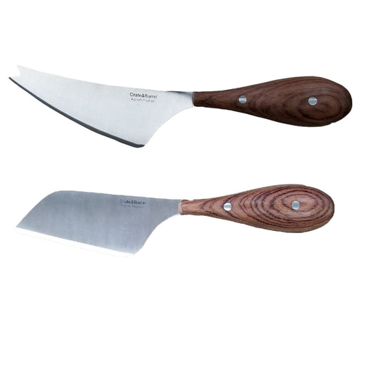 Image 2 of Bamboo 3Pc Two-Tone Board with Handle Set/Aaron Probyn Cheese Knives