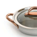 Image 2 of Ouro Gold 18/10 SS 6.25" Saucepan with Glass Lid