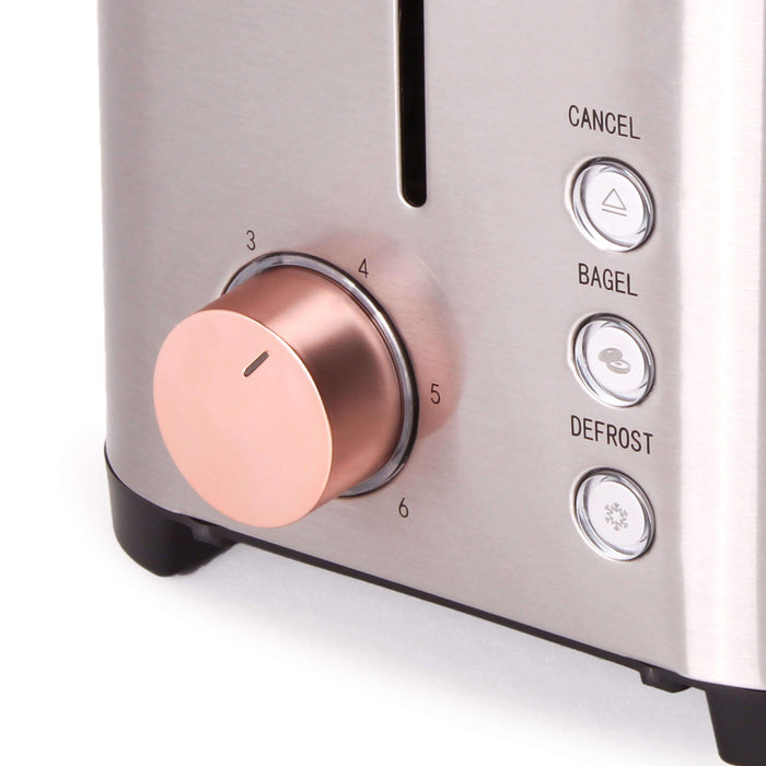 Image 3 of Ouro Gold 2 Slice Stainless Steel Toaster 850W