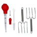 Image 1 of 7Pcs Turkey Baster Set