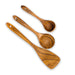 Image 1 of Acacia 3Pc Utensil Set,  Spatula, Spoon & Ladle