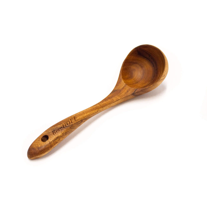Image 3 of Acacia 3Pc Utensil Set,  Spatula, Spoon & Ladle