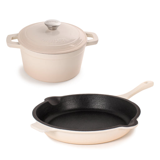 Image 1 of Neo Cast Iron 3Pc Cookware Set, Meringue