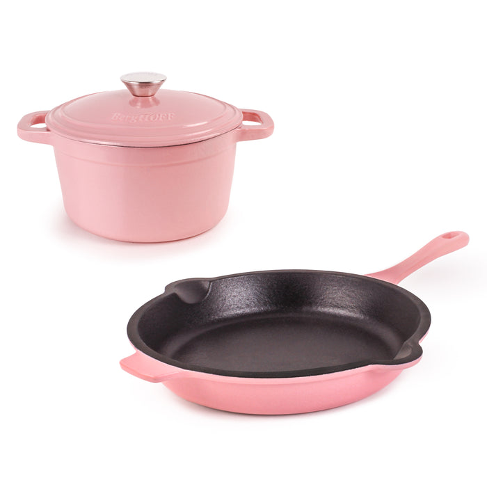 Image 1 of Neo Cast Iron 3Pc Cookware Set, Pink