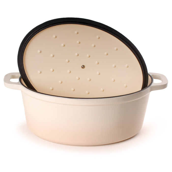 Image 2 of Neo 5Pc Cast Iron Cookware Set, Meringue