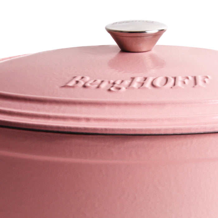 Image 4 of Neo 5Pc Cast Iron Cookware Set, Pink