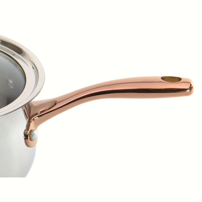 Image 6 of Ouro Gold 4pc Starter Cookware Set with Glass Lids