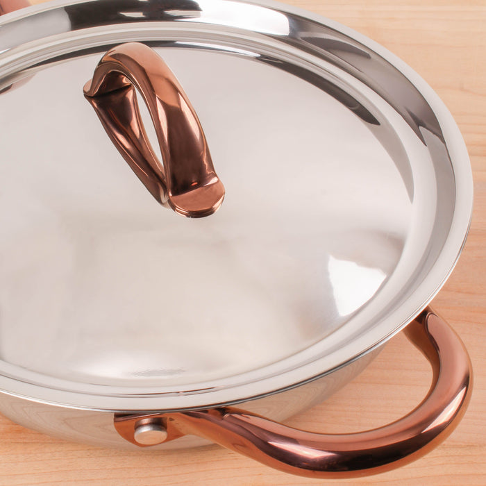 Image 6 of Ouro Gold 4pc Starter Cookware Set with Stainless Steel Lids