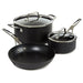 Image 1 of Shopberghoff Essentials 5Pc Non-stick Hard Anodized Cookware Starter Set With Glass lid, Black