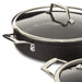 Image 6 of Shopberghoff Essentials 4Pc Non-stick Hard Anodized Simmer Set With Glass Lids, Black