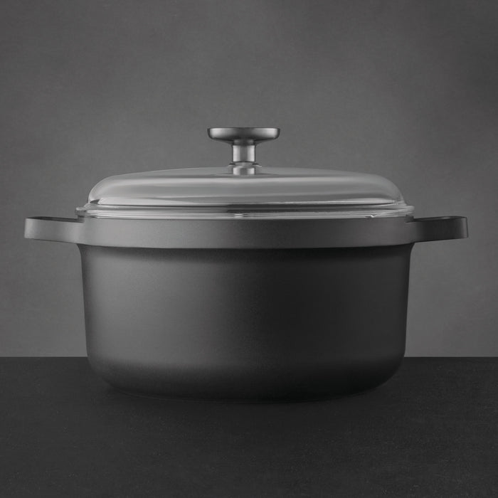 Image 4 of GEM 5Pc Nonstick Cookware Set, Black
