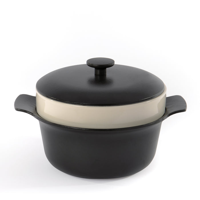 Image 4 of Shopberghoff Ron 10" Cast Iron Covered Dutch Oven 4.4qt, Black