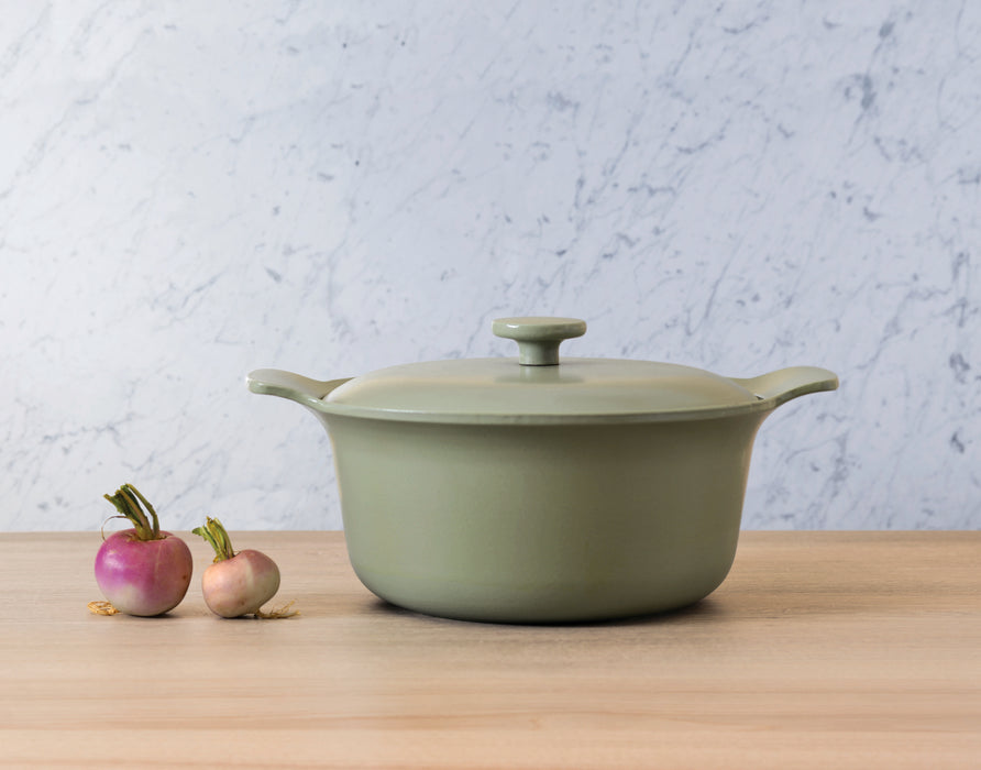 Image 4 of Shopberghoff Ron 10" Cast Iron Covered Dutch Oven 4.4qt, Green