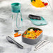 Image 3 of Leo 4Pc SS Travel Flatware Set, Grey