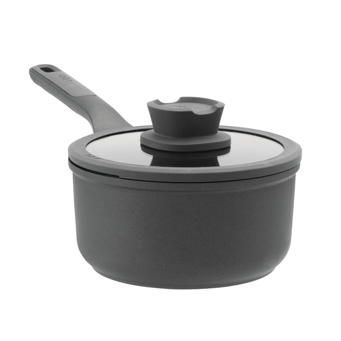 Image 1 of Stone 7" Non-stick Covered Saucepan, 2.1 Qt