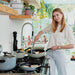 Image 8 of LEO Non-stick Aluminum Frying Pan 11", Slate