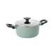 Image 1 of Shopberghoff LEO Non-stick Aluminum Stockpot 8", 3qt. With Glass Lid, Sage