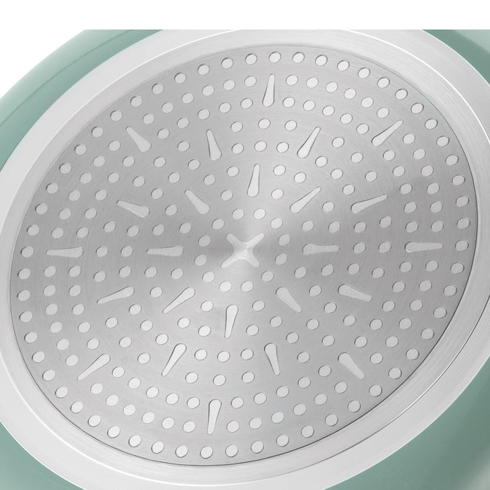 Image 6 of LEO Non-stick Aluminum Stockpot 9.5", 5.9qt. With Glass Lid, Sage