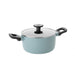 Image 1 of Shopberghoff LEO Non-stick Aluminum Stockpot 8", 3qt. With Glass Lid, Slate