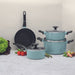 Shopberghoff Slate Non-stick Aluminum 7Pc Cookware Set With Glass Lid Image3