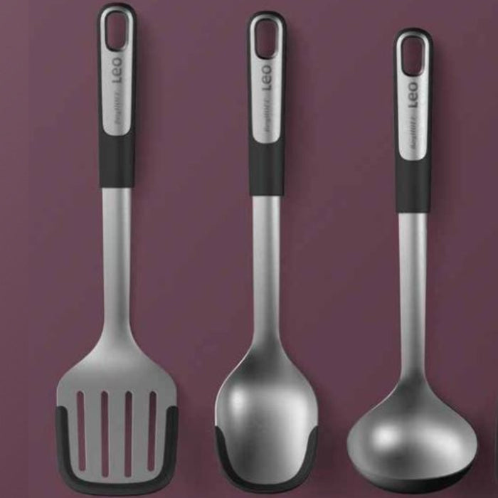 Shopberghoff Graphite Stainless Steel 3Pc Utensil Set With Silicone Cover Image3