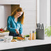 Shopberghoff Balance Non-stick Stainless Steel 6Pc Knife Block Set, Green Image3