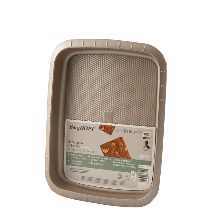 Shopberghoff Balance Non-stick Carbon Steel Rectangular Cake Pan 13.25" Image5