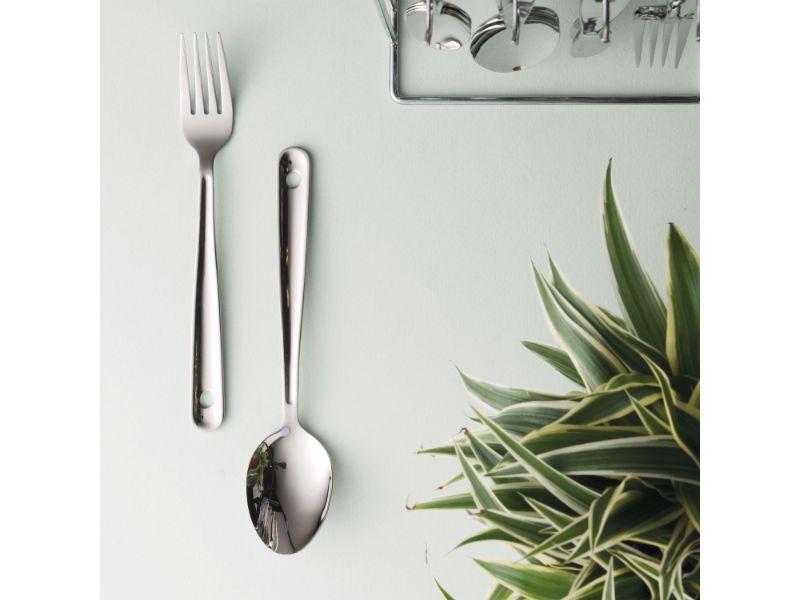 Image 3 of Essentials Alteo 25pc Stainless Steel Flatware Set