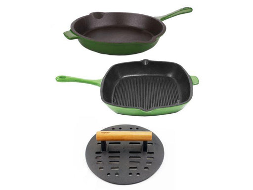 Image 1 of Cast Iron Set 3pc Cookware Set