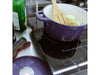 Image 3 of Neo Cast Iron Set 3pc Purple (3qt Cast Iron Covered Stockpot, 10" Cast Iron Fry Pan, 11" Cast Iron Grill Pan)
