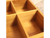 Image 3 of Bamboo Tea Box Set 2pc (Flatware Caddy 9.75" & Tea Box 12")