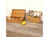 Image 6 of Bamboo Tea Box Set 2pc (Flatware Caddy 9.75" & Tea Box 12")