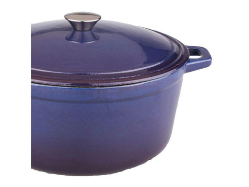 Image 2 of Neo Cast Iron Set 5pc Purple (3qt Cast Iron Covered Stockpot, 5qt Cast Iron Covered Dutch Oven, 10" Cast Iron Fry Pan)