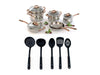 Image 1 of Ouro Gold 18/10 SS 17pc Set with glass lids
