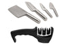 Image 1 of Santoku 5pc Set/Sharpener