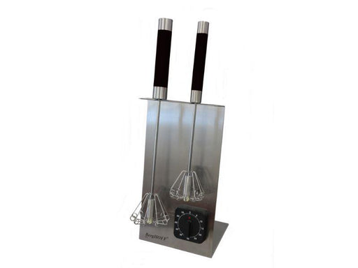 Image 1 of 2Pc Magic Whisk Set with Free Timer, Black
